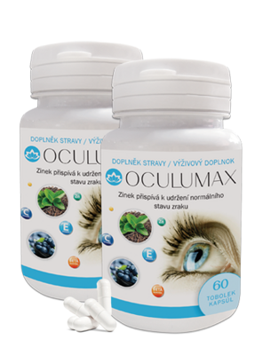 2x OCULUMAX-  to najlepšie pre vaše oči s vysokou dávkou luteínu - štvormesačný balenie 120 toboliek
