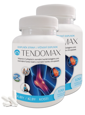 2x TENDOMAX- pre podporu pohybového aparátu s glukózamínom a kolagénom